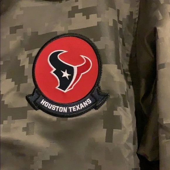 Nike Houston Texans Jacket NFL Camo Salute to Service New - Picture 4 of 12